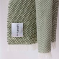 Sjaal Groen/ecru Lucia - Afbeelding 2